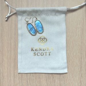 Kendra Scott Fashion Earrings in Indigo Watercolor Illusion